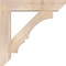 Ekena Millwork Balboa Slat Smooth Bracket w/ Offset Brace, Douglas Fir, 7 1/2"W x 34"D x 34"H BKT0806X34X34BOA06SDF - alternate 3